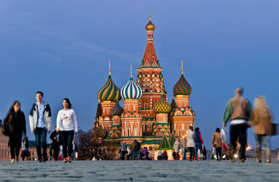 A photo of the Kremlin in Moscow, Russia, an important landmark in Russian history